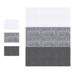 Design 3D en pierre avec motif de fleurs Carrelages muraux en céramique émaillée brillante 30x45cm - Product Image 6