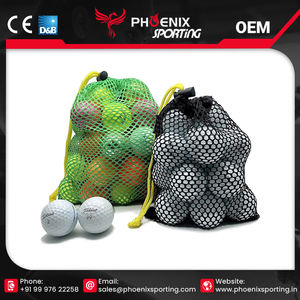 Custom <b>Black</b> Drawstring Packaging Pouch <b>Sack</b> Beach Toys Golf Balls Storage Laundry Small Nylon Mesh Bag Net Drawstring Bags - Product Image 6