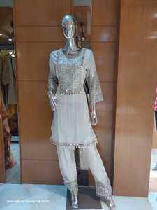 Collection de pantalons de fête indiens et pakistanais à doublure jacquard pour le travail lourd - Product Image 5