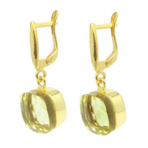 เลมอนไฮโดรฟุตบอลหมอนอิงทรงห่วงต่างหูเงินสเตอริงขนาด7 GM โรสโกลด์ชุบทองด้วยเพชร - Product Image 3