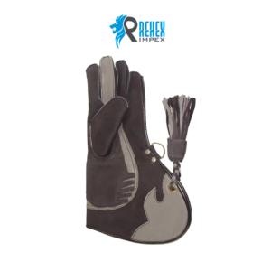 ถุงมือนักล่าเหยี่ยวหนังนูบัคคุณภาพพรีเมียมจาก Rehex Impex พร้อมการป้องกันสามชั้นขนาด 35 ซม. และบริการสกรีนโลโก้ตามสั่ง - Product Image 2