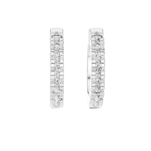 Pendientes de Aro con Diamantes de Laboratorio de 0.24ct para Mujer, Claridad VVS-VS EF, Oro de 18KT, 14KT, 10KT y Plata 925, Oro Rosa, Amarillo, Blanco - Product Image 2
