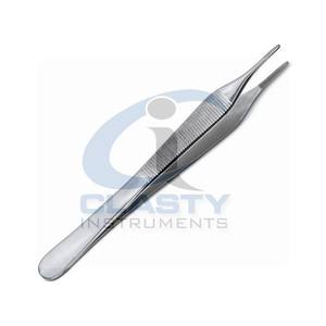 Pinzas Adson Instrumentos médicos de un solo uso Fórceps de vendaje de acero inoxidable Diente de 15 cm y herramientas quirúrgicas dentadas al por mayor - Product Image 5