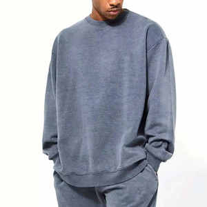 Nouveau design de survêtements avec logo personnalisé ACID WASHED pour hommes, vêtements de rue, sweats à capuche et pantalons de survêtement, survêtements pour hommes, 2025 - Product Image 5