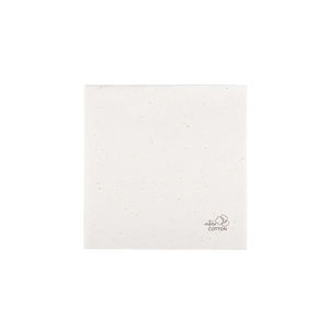 Serviettes blanches 40x40cm en coton naturel 600 pièces B2B - Product Image 1