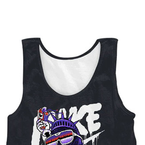 เสื้อกล้ามสั่งทำพิเศษ คุณภาพสูง สำหรับทุกเพศ ระบายอากาศได้ดี เป็นมิตรกับสิ่งแวดล้อม แห้งเร็ว ผลิตจากโพลีเอสเตอร์ 100% ดีไซน์ด้านหน้าแบบตั้ง  รับผลิตตามแบบ - Product Image 4