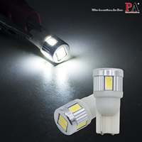 HYUGA Nouvelles ampoules LED de plaque d'immatriculation 12V pour Mustang GT 1999-2004, personnalisées, T10 194 168 6 SMD 5630 Blanc (2 ampoules)