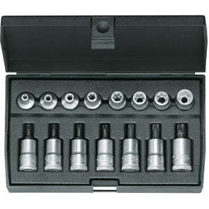 952M DIY Grade Impact Wrench Set 15 <b>Tools</b> Including Chrome Deep <b>Square</b> Torx Hex CR-V CR-Mo OEM Customizable for Repair Use - Product Image 1
