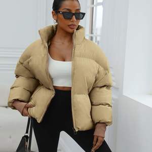 Meilleur nouveau femmes hiver mode doudoune imperméable et respirant coton rempli haut nouveautés pleine fermeture éclair confortable - Product Image 4