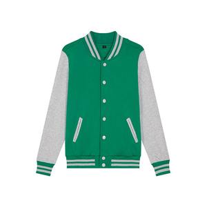 เสื้อแจ็กเก็ตเบสบอลของผู้ชายเสื้อแจ็กเก็ตปักโลโก้ดีไซน์ใหม่เลตเทอร์แมนมีขาตั้งหนังผ้าใบ - Product Image 5