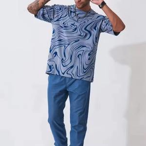 Camisetas personalizadas de alta calidad con serigrafía, ropa informal con gráfico 100% de algodón tejido de punto, cuello redondo, camiseta personalizada para hombre de secado rápido - Product Image 5