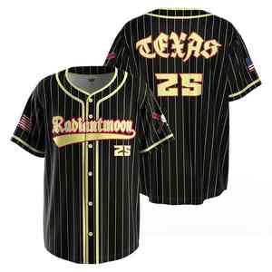 Ensemble de maillots de baseball imprimés personnalisés et sublimation gilet de softball PCS-R-179 complet OEM vente en gros - Product Image 4