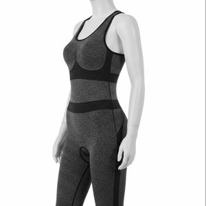 ชุดบอดี้สูทกีฬาแบบเต็มตัว โพลีเอสเตอร์ผสมสแปนเด็กซ์ ระงับกลิ่น ระบายอากาศ กระชับรูปร่าง ชุดออกกำลังกาย ขายส่ง - Product Image 4