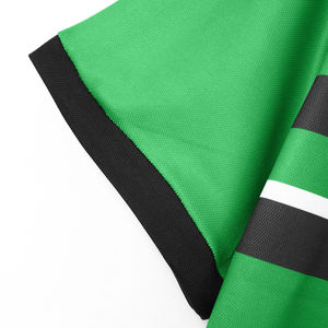 Camiseta de Golf de Manga Corta Personalizada para Hombre de Alta Calidad, con Botones al Frente, Transpirable, de Spandex/Poliéster, con Patrón Liso - Product Image 3