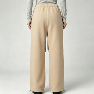Fashionable Wholesale Affordable Price Heavyweight Baggy Jogger Long Drawstrings <b>Elastic</b> Waistband Hip Hop Style Sweatpants - Product Image 3
