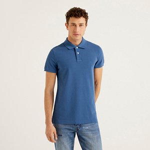 Camiseta Polo Informal de Algodón 100% para Hombre, Jersey de Punto de Buena Calidad con Logo Bordado Personalizado, Diseño a Rayas Estampado de Color Sólido - Product Image 5