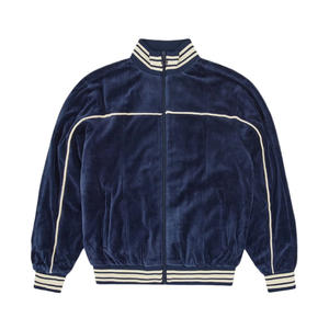 Custom Sportswear Zipper Tracksuit <b>Hoodie</b> White String <b>Long</b> Sleeves Men Tracksuit / Jogging Suit Set Unisex Multiple Colors - Product Image 2