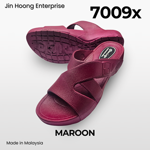 @migo Sandalias sin cordones para mujer 7009x Marrón PVC Ultraligeras con tiras cruzadas Punta abierta Ligeras y cómodas Tacón de 4 cm Hechas en Malasia - Product Image 3