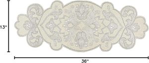 Handmade Decorative Beaded <b>Runner</b> for <b>Dining</b> <b>Table</b> Fancy Placemat for Wedding-<b>Table</b> <b>Runners</b> - Product Image 2