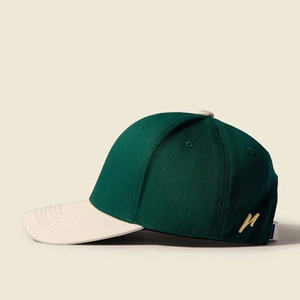 Casquette de baseball unisexe en velours côtelé BC05 à 6 panneaux avec tissu respirant et imperméable, design bicolore, texture douce et premium, tendance - Product Image 2