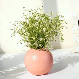 Coastal Style Premium Handcrafted Designer Iron Flower <b>Vase</b> with Intricate Detailing Perfect for Elegant Home Office Decoration - Product Image 2