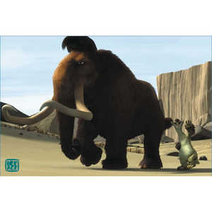 Carte Pop-Up A5 Ice Age, Impression Numérique, Carte de Remerciement, Carte d'Affaires, Carte d'Anniversaire, en Papier Imprimé et Matériau PVC - Product Image 1