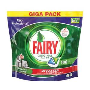 Fairy Original All in One Dishwasher Tablets, Regular, 100 Capsules - Product Image 1