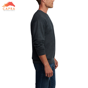 OEM Nouveau modèle Sweat-shirt surdimensionné personnalisé pour hommes Sweatshirts ras du cou de marque privée en polaire - Product Image 5