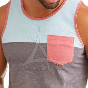 Camisetas de Tirantes para Hombre, de Alta Calidad, con Estampado Personalizado, Transpirables, de Punto, Casuales, 100% Algodón, para Correr, Gimnasio, Ropa Deportiva, Top Ventas en Pakistán - Product Image 3