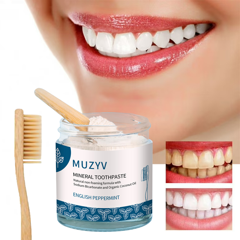 OEM Herbal Toothpaste Whitening Features Fluoride