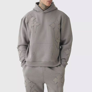 Vêtements de sport sur mesure de haute qualité de luxe en gros, taille plus, ensemble de jogging pour homme, survêtement évasé pour homme, service OEM personnalisé - Product Image 6