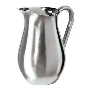 Carafe à eau en acier inoxydable au design moderne pour boire de l'eau, du jus, du café, du thé glacé pour la maison, le restaurant, la décoration de la salle à manger - Product Image 1