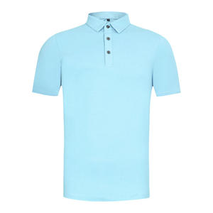 Logo personnalisé polyester coton évacuation de l'humidité uniforme séchage rapide polos de golf pour hommes - Product Image 4