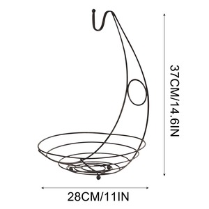 Elegante cesta de frutas de metal para una elegante presentación de almacenamiento en el hogar disponible en cantidad a granel para suministro al por mayor - Product Image 2