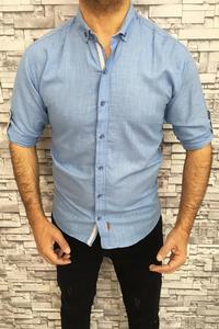 Venta al por mayor de camisas de manga larga de los hombres camisas formales de los hombres Casual Primavera Verano de alta calidad de negocios personalizados camisa de caballero para los hombres - Product Image 5