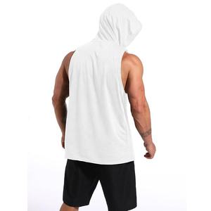 <b>Men's</b> <b>Sleeveless</b> <b>Hoodie</b> Fitness Cotton Activities Running Gym Training <b>Sleeveless</b> Pullover Hoodies - Product Image 2