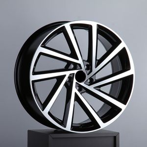 Carnox prix de gros 17 18 <span class=keywords><strong>19</strong></span> pouces 5 trous noir argent 100/112 jantes en alliage Muit-Spoke jantes de voiture pour Vw <span class=keywords><strong>Golf</strong></span> <span class=keywords><strong>7</strong></span> Mk6 Mk7 R GTI - Product Image 1