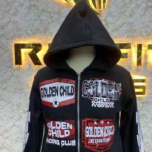 Sweat à capuche avec fermeture éclair le plus demandé, sweat à capuche imprimé en usine, sweats à capuche bon marché pour hommes, meilleure vente à la mode - Product Image 3