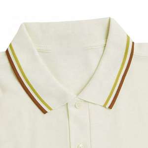 เสื้อเชิ้ตผู้ชายแขนสั้นถักนิต ผ้าไม่ยับ สไตล์ลำลอง สำหรับฤดูร้อน เหมาะสำหรับใส่เล่นกอล์ฟ พร้อมรับผลิตแบรนด์ส่วนตัว - Product Image 3