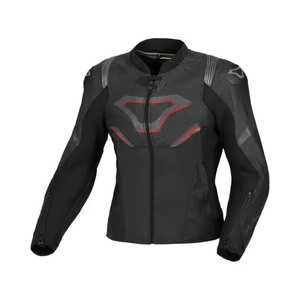 Chaqueta de Motocicleta de Cuero para Mujer MACNA POINTER de Alta Calidad, Resistente al Viento, Ropa Deportiva para Carreras de Autos - Product Image 1