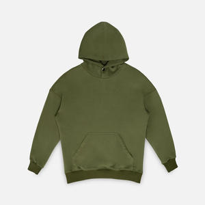 Sweat à capuche de poche avant respirant 100% coton doux pour hommes Sweat à capuche léger à la mode avec logo personnalisé - Product Image 4