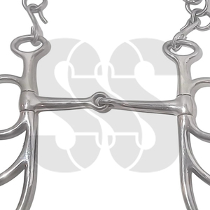 Nuevas y Modernas Mordazas para Caballos de Acero Inoxidable de Alta Calidad, Resistentes y Ajustables, al por Mayor y Personalizables, que Evitan el Deslizamiento del Bocado - Product Image 4