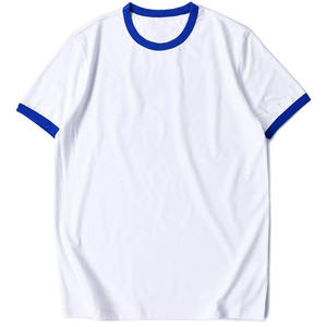 Camisetas de manga corta transpirables de talla grande para hombre más populares al por mayor 100% algodón última ropa - Product Image 4