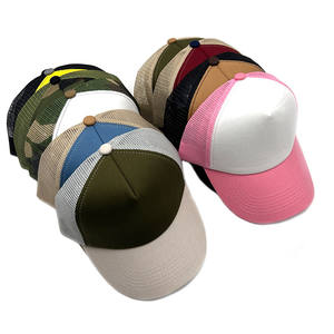 Gorra de camionero Gorra de espuma unisex Diseño de malla a cuadros personalizado Estilo de béisbol de color rosa para hombres y mujeres - Product Image 1