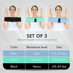 ชุดวงยืดออกกำลังกายแบบวงแหวน คุณภาพสูง พิมพ์ลายได้ตามต้องการ ผ้าเนื้อยืดหยุ่น กันลื่น - Product Image 4