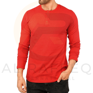 Cómoda camisa de manga larga de gran tamaño para hombres Impresión personalizada disponible Camisa de poliéster de algodón transpirable - Product Image 1