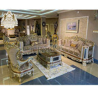 Ensemble de canapés de luxe en teck massif sculpté, style traditionnel et moderne, hauteur réglable, pour salon