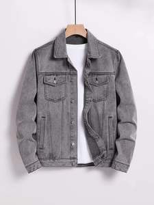 Vestes Denim Hiver Vintage pour Homme Bouton Avant 100% Coton Tendance Eco-Friendly 2025 Styles - Product Image 5