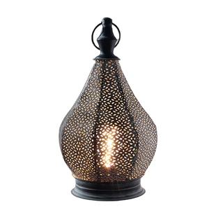 High Morracon Style Home Decor Wholesale Decorative Cross Body Black Vintage Metal Luxury Hotel Fashion Table Lamp for Bedside - Product Image 1