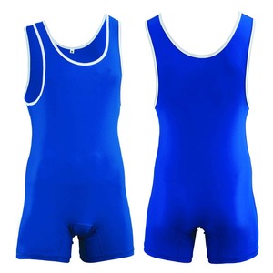 Custom Made Breathable Sporty Polyester/Cotton Adult Sportswear Fashionable <b>Weightlifting</b> Vest Wrestling <b>Singlets</b> Martial Arts - Product Image 4